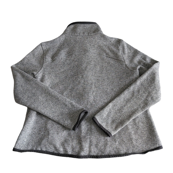 Lululemon Size 8 Grey Full Zip Knit Jacket *Flaw - Picture 2 of 16